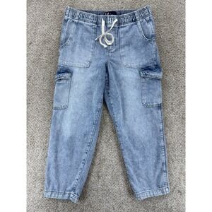 GAP Light Blue Cropped Cargo Pants